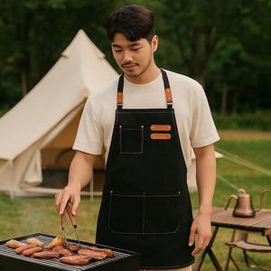 다용도 멀티 남자 여자 앞치마 공용 바리스타 카페 목공 작업 까페 WD08E4C