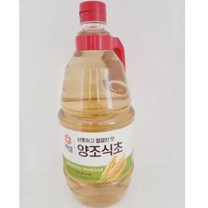 [베스트쇼핑]CJ제일제당 백설 양조식초 1.8L x8개