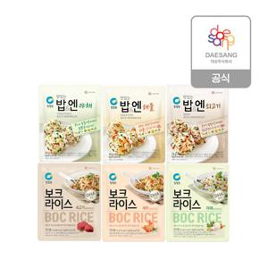 청정원 보크라이스/맛있는밥&앤 6종 12개 골라담기