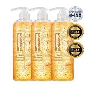 [닥터방기원] 바이오틴 탈모샴푸 740ml x3개 /탈모케어 /두피스케일링/비오틴/비타민