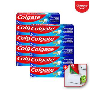 콜게이트 colgate 미국 고불소 잇몸 시린이 충치 불소 레귤러 치약 100gx10개+치약짜개