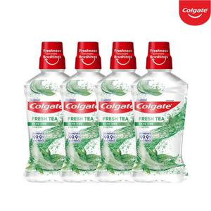 콜게이트 가글 구강청결제 구취 입냄새 마우스워시 후레쉬 티 750ml 4개