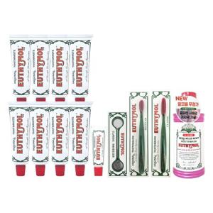 [ EUTHYMOL ] 유시몰 핑크 치약 대용량 120g 8+20g+칫솔 2+스퀴저+가글 500ml