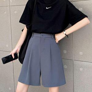 핀턱반바지 봄여름 정장반바지 WFIP19S