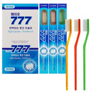 엘지 페리오 777 칫솔(탄력있는 둥근 칫솔모) 1박스(120개입)