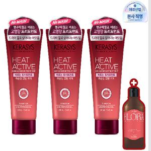 케라시스 히트액티브 바르는 트리트먼트 220ml 극손상, 3개+ 닥터루티어 머스크향 샴푸 180ml