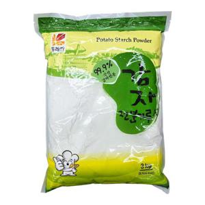 [가공식품센터(무)]뚜레반 감자전분가루(국산) 3kg