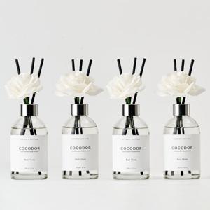 [코코도르] 화이트라벨 디퓨저 200ml X 4개 + 데코스틱 X 4개