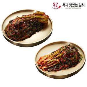 [김권태농부김치] 별미김치 갓김치 2kg + 파김치 1kg