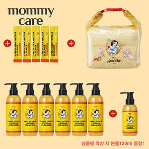 [홈앤쇼핑 단독최초] 마미케어 애사비 클렌저 백설공주패키지(200ml x 6 + 2ml x 5+가방1종)