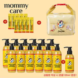 [단독패키지] 마미케어 애사비 클렌저 완벽더블패키지(200ml x 12+ 2ml x 10+가방 1종)