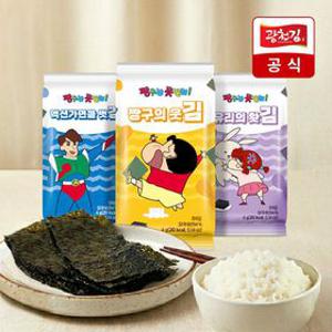 [광천김] 짱구는 못말려 재래 도시락김 4g 64봉