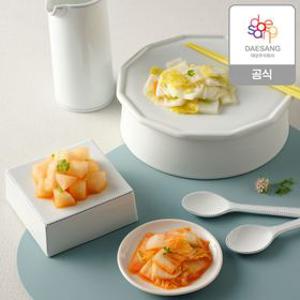 [APP특가] 어린이 한입김치 1kg+1kg (깍두기, 배추김치, 백김치) 골라담기