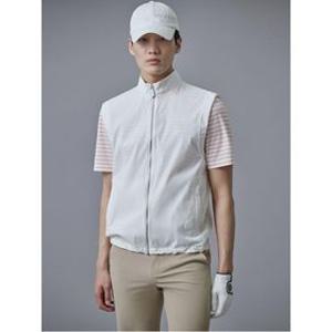 [시즌오프 40%] 남성 경량 펀칭 베스트 - 화이트