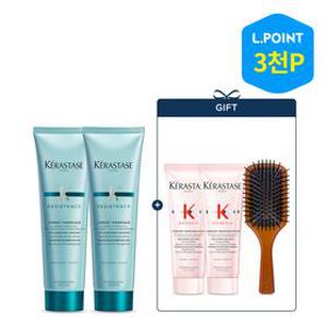 [7적립] 듀오 세트 시몽 테르미크 노워시 트리트먼트 150ml(+제네시스 수엥 75ml 2개+우든 패들 브러쉬)