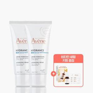 [한정 증정] 이드랑스 리치 하이드레이팅 크림 (밀도보습 크림) 40ml 2개 + 비타민 세럼 키트