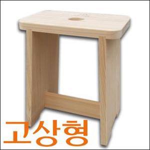 일본전통 고상형 목욕의자 편백나무 높은 욕실의자 히노끼탕