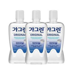 가그린 구강청결제 오리지널/제로 750ml 3개/5개
