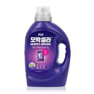 피지 모락셀라 냄새제거 액체세제 일반드럼 겸용 코튼향 용기 2.1L