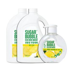 [슈가버블] 친환경 주방세제 레몬 크러쉬 2.5L x 2 + 470ml