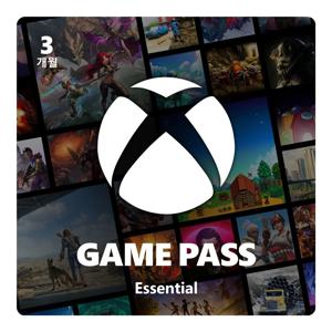 Xbox 게임패스 에센셜 3개월 이용권 / 한국전용 - xbox Digital Code