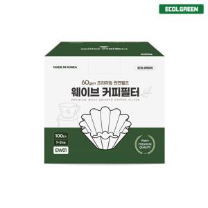 웨이브 커피필터 칼리타 155 핸드드립 필터