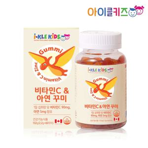 비타민C & 아연 60 꾸미 (1개월분) 어린이 영양제 키즈 유아 아기 비타민