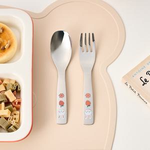 안전한 스텐304 수저 포크 세트 해피스프링