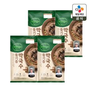 비비고 들기름 막국수 2인(377g) x4개(총 8인분)