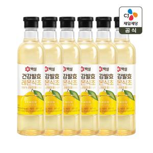 백설 건강발효 레몬식초 800ml x6개