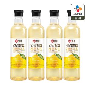 백설 건강발효 레몬식초 800ml x4개