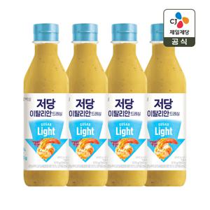 백설 저당 이탈리안 드레싱 570g x4개