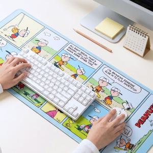 스누피 마우스패드 장패드 데스크매트 데스크테리어
