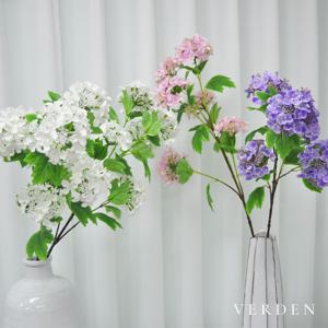 목수국 가지 조화 98cm 3컬러 대형 화병꽃