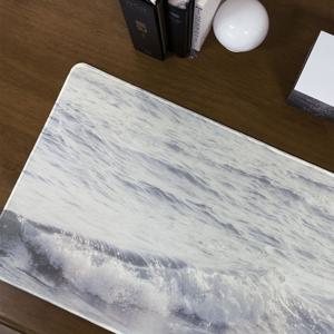 하얀물결 데스크매트 마우스장패드 White Waves Desk Mat