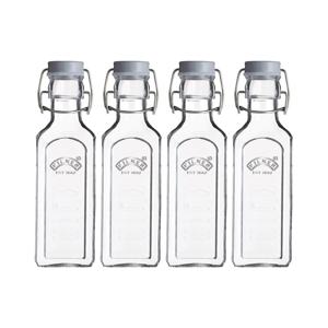 [오늘의집 단독] 뉴클립탑 보틀 300ml 유리 오일병 소스병 4개