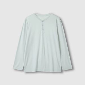 남 피치스킨 긴팔 파자마 티셔츠 (4 sizes)(3 colors)