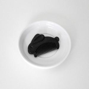 토끼 모양 머리빗 우드 헤어빗 Rabbit Hair Comb