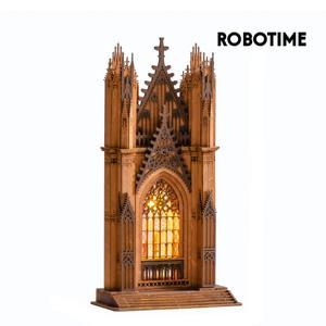우드 DIY 미니어처 트윈타워 대성당 (TGA01)