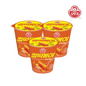 오뚜기 컵떡볶이 오리지널 136.3g*3개