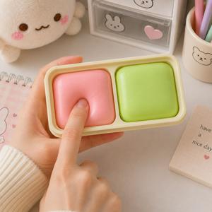 더블 젤라또 쿠션 스퀴시 말랑이 스트레스볼 슬랑이 슬라임