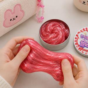 정품 박사 퍼티 반짝이 펄 할아버지 슬라임 말랑이 딱딱한 얼음 슬랑이