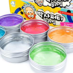 정품 박사 퍼티 6종 할아버지 슬라임 말랑이 딱딱한 얼음 슬랑이