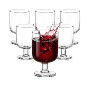 호스테리아 스몰와인잔_165ml_6p세트 유리컵 아이스크림 빙수