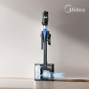 [본사직영] 자동 먼지비움 스테이션 BLDC 무선 청소기 블랙 MP08KRGY-DS