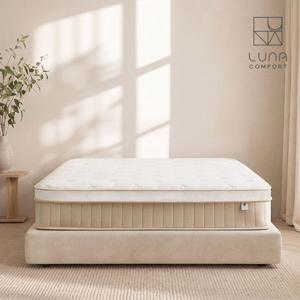 국내생산 루나컴포트 H1 롤팩 필로우탑 독립스프링 매트리스 28cm (S/SS/Q/K)
