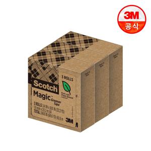 스카치 매직 테이프 그리너 리필(19mm x 20.3m) 3롤