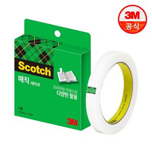 스카치 매직 테이프 810 리필 3인치(12mm x 20m)