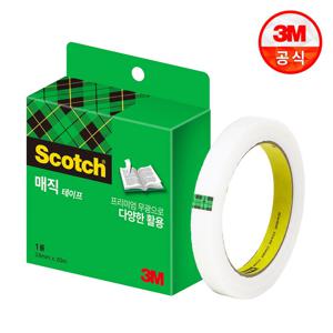 스카치 매직 테이프 810 리필 3인치(24mm x 20m)