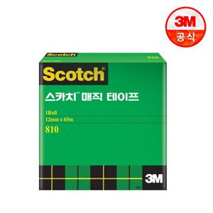 스카치 매직 테이프 810 리필 3인치(12mm x 65m)